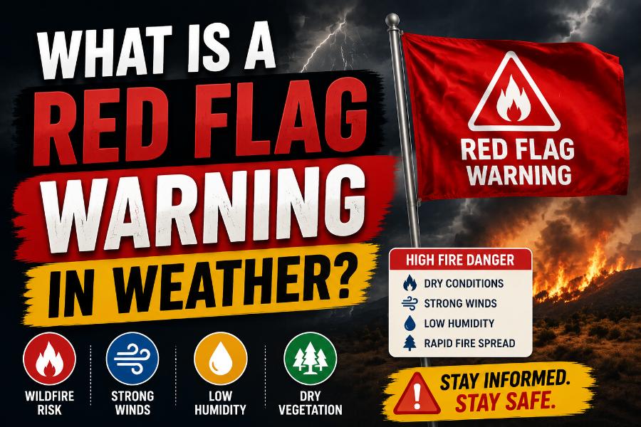 What Is a Red Flag Warning in Weather? Meaning, Risks, and Safety Steps
